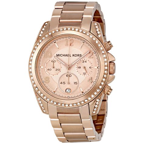 michael kors chronograph ladies watch.